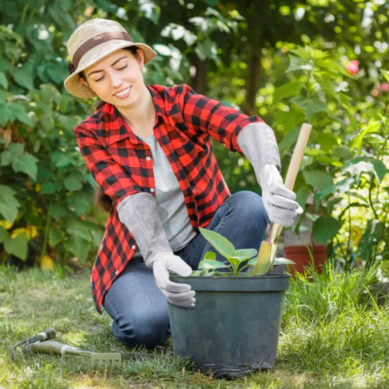 Premium Garden Gloves - Durable Elastic Wristband for Comfort & Protection 6