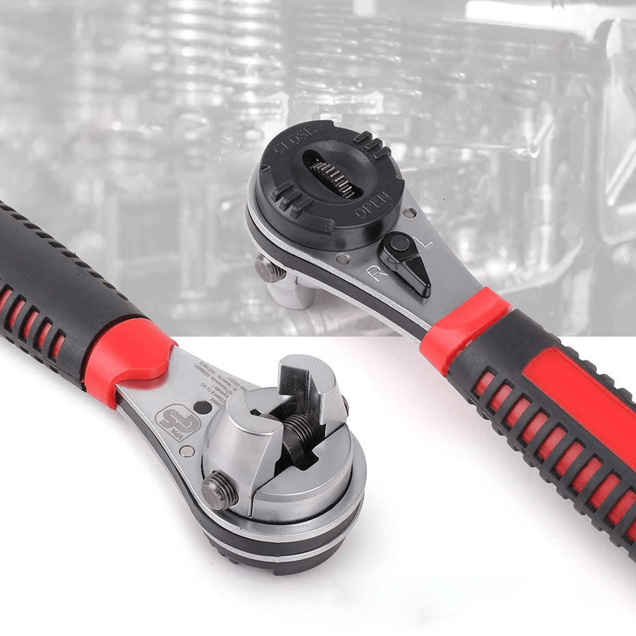 Adjustable Universal Ratchet Wrench – 16-in-1 Multi-Size Tool with Anti-Slip Grip for Home Repairs-2
