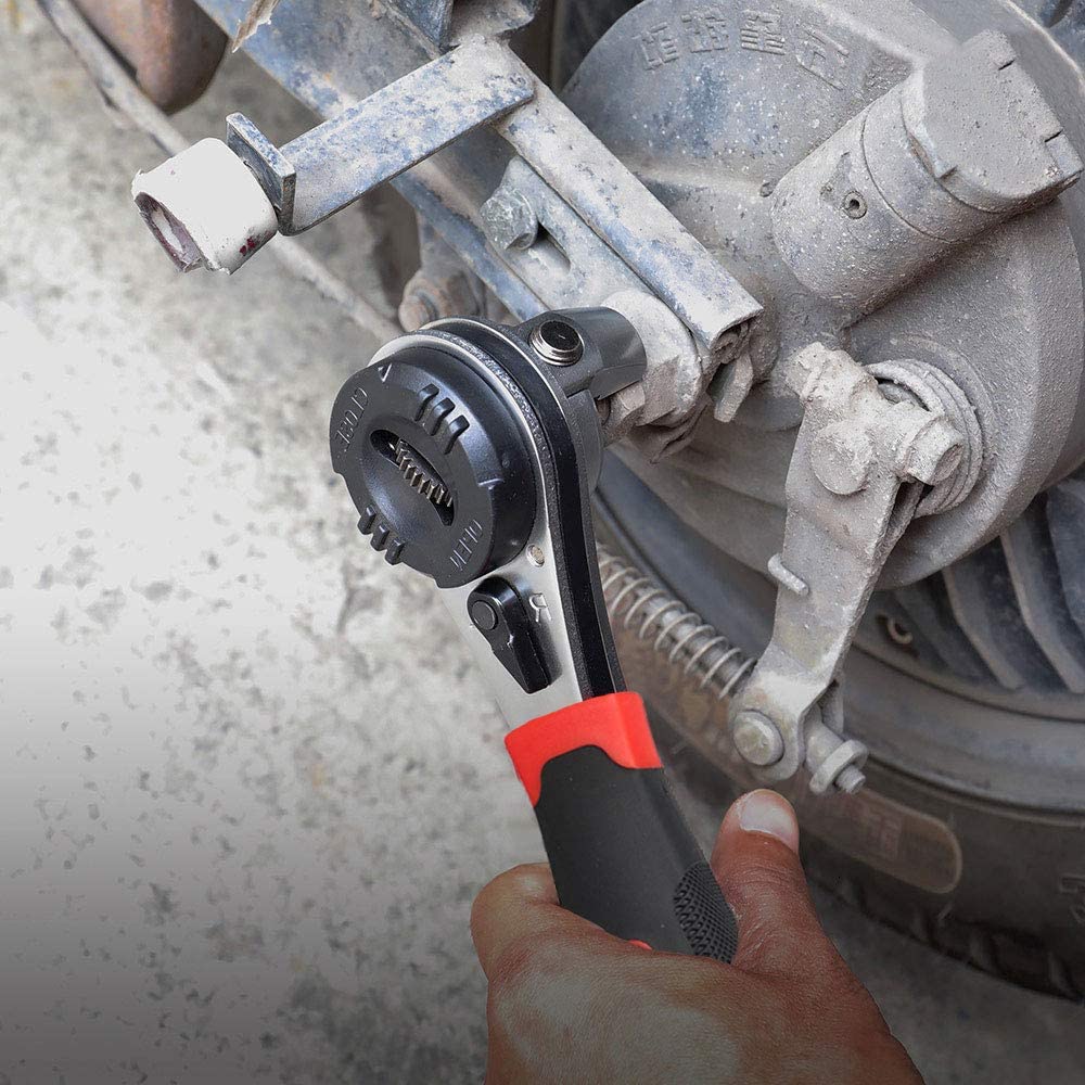 Adjustable Universal Ratchet Wrench – 16-in-1 Multi-Size Tool with Anti-Slip Grip for Home Repairs-5