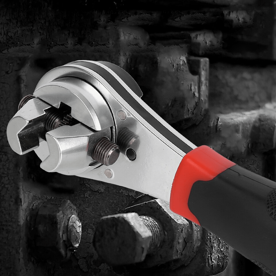 Adjustable Universal Ratchet Wrench – 16-in-1 Multi-Size Tool with Anti-Slip Grip for Home Repairs-4