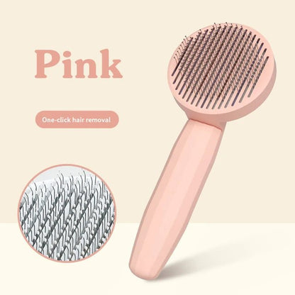 GROOMCLICK – Spazzola Autopulente per Gatti per una Toelettatura Delicata e Meno Perdita di Pelo