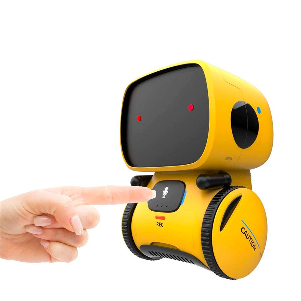 Groovebot Mini – Dancing and Singing Interactive Robot for Kids – Voice Command & Sound Recording