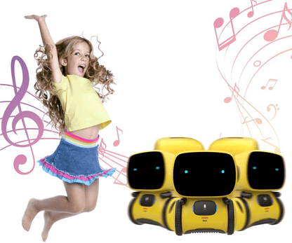 Groovebot Mini – Dancing and Singing Interactive Robot for Kids – Voice Command & Sound Recording