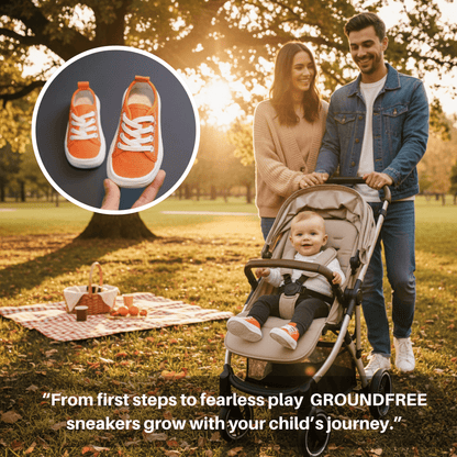 GROUNDFREE – Kinderschoenen zonder zool met antislipzool