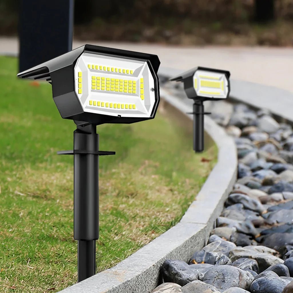 GROVELUX – Solar Landscape Spotlights with Adjustable Brightness