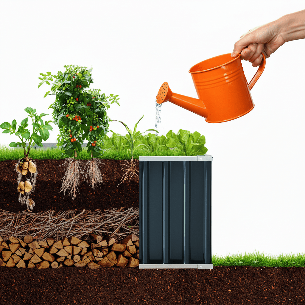 GROWEDGE – Premium Raised Garden Bed with Galvanized Steel