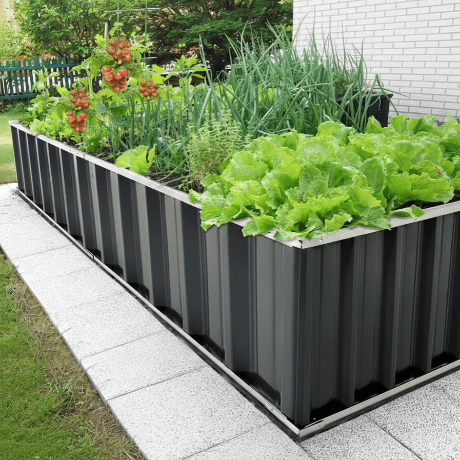 GROWEDGE – Premium Raised Garden Bed with Galvanized Steel