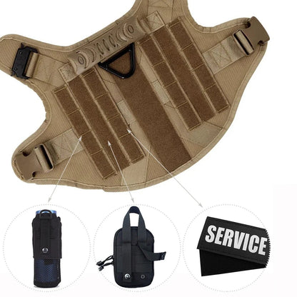 Arnés ajustable para entrenamiento de perros Guardian K9 con asa de control