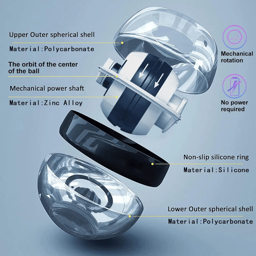  Gyropower forearm trainers - self -starting polar grid with gyroscopic resistance for effective grip training-5