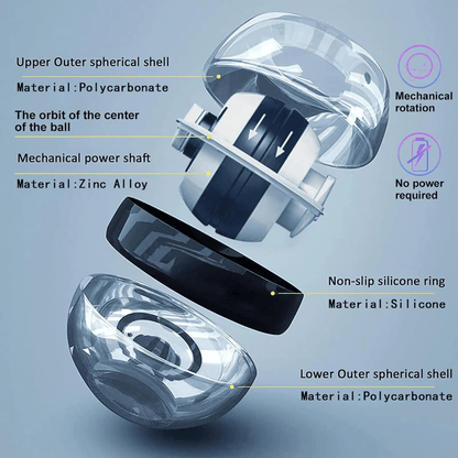  Gyropower forearm trainers - self -starting polar grid with gyroscopic resistance for effective grip training-5