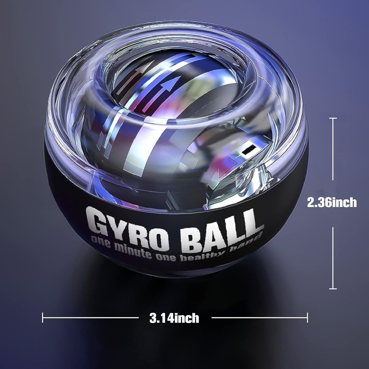  Gyropower forearm trainers - self -starting polar grid with gyroscopic resistance for effective grip training-6