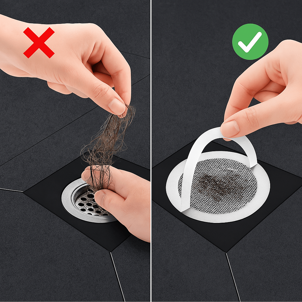 DRAINGUARD – Disposable Hair Catcher Shower Filter for Effortless Clog Protection 5