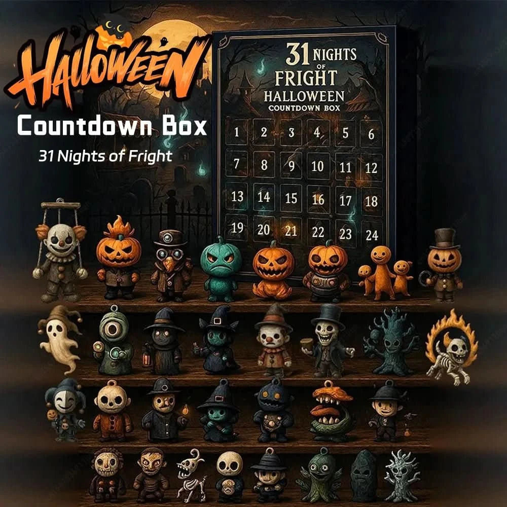 HALLOWEEN Countdown Box – 31 Nights of Fright Advent Calendar for Kids