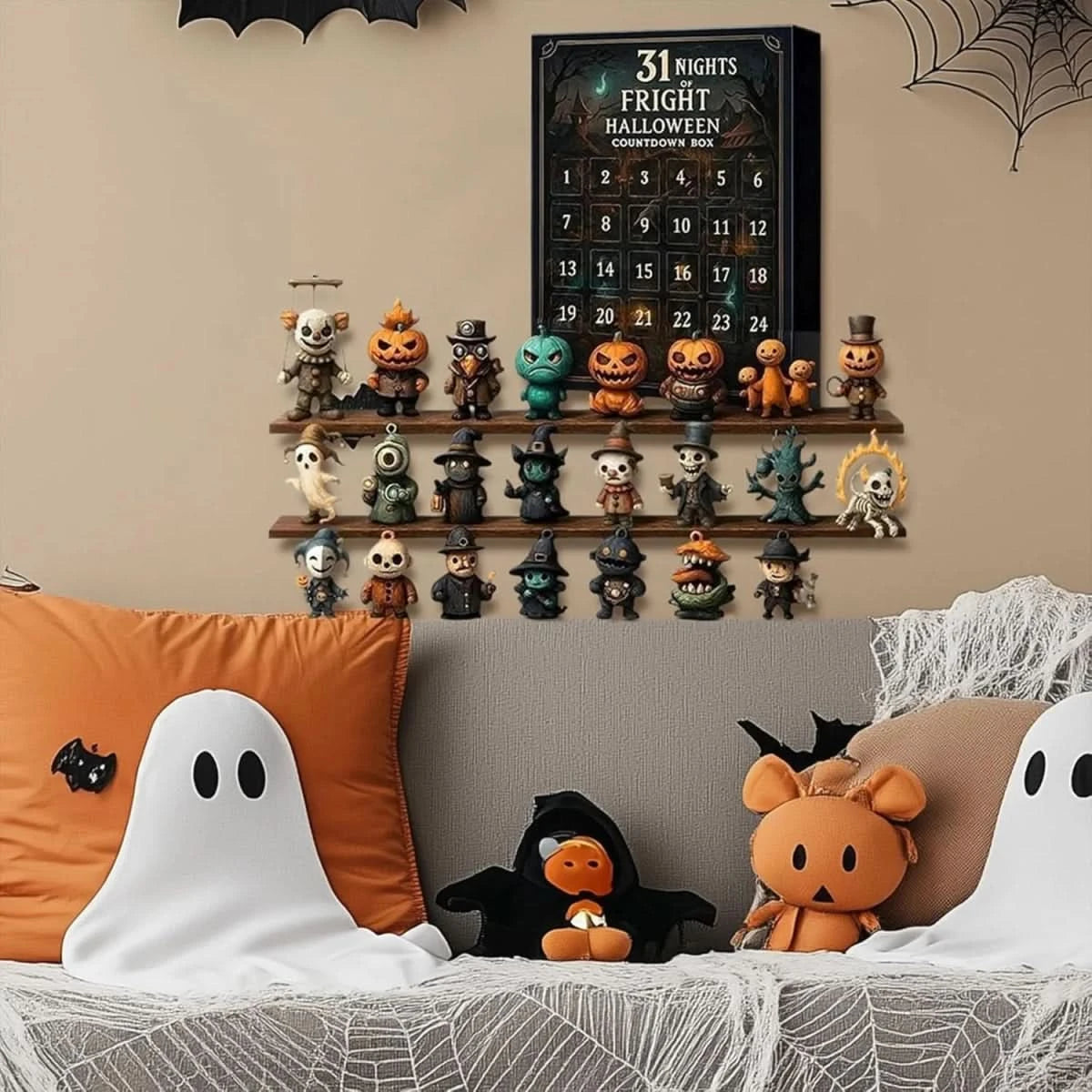 HALLOWEEN Countdown Box – 31 Nights of Fright Advent Calendar for Kids