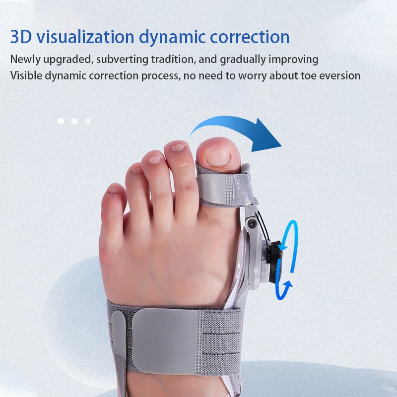 Hallux Helper - Correzione delicata dell'alluce valgo per camminare senza dolore
