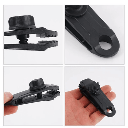 Durable ABS Tent Sail Clip Set – Secure Attachment for Camping, Awnings, and Boats – Pack of 5 or 10 Clips-4