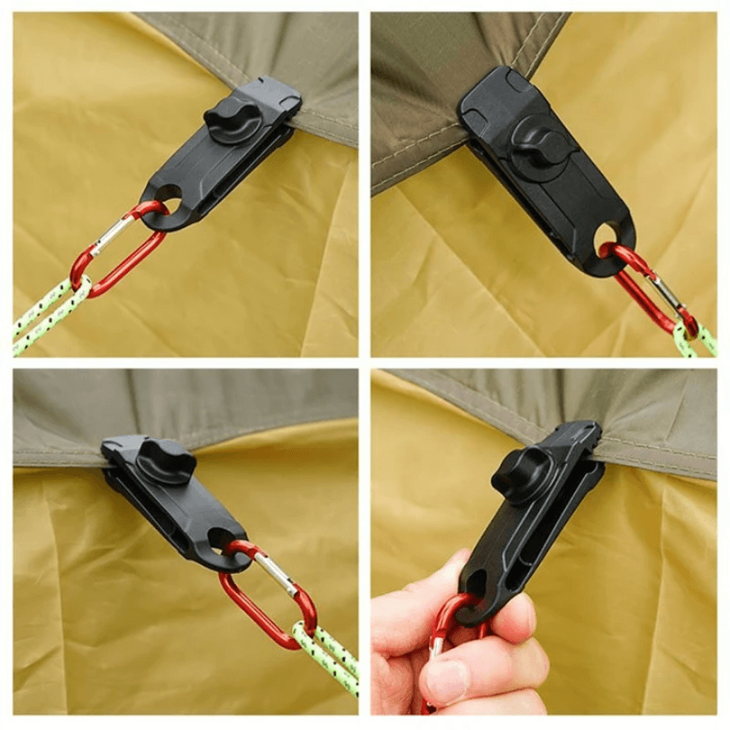 Durable ABS Tent Sail Clip Set – Secure Attachment for Camping, Awnings, and Boats – Pack of 5 or 10 Clips-3