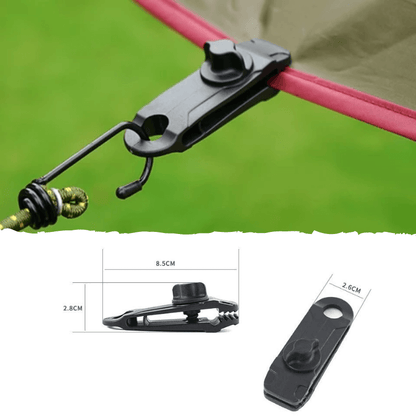 Durable ABS Tent Sail Clip Set – Secure Attachment for Camping, Awnings, and Boats – Pack of 5 or 10 Clips-5