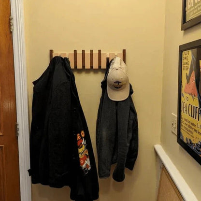 Harmonycoat Wall Rack - artistic wall wardrobe made of wood in the piano design for hallway & apartment 5
