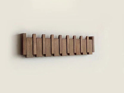 Harmonycoat Wall Rack - artistic wall wardrobe made of wood in the piano design for hallway & apartment 6