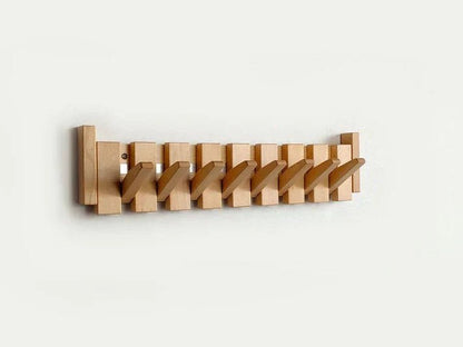 Harmonycoat Wall Rack - artistic wall wardrobe made of wood in the piano design for hallway & apartment 4