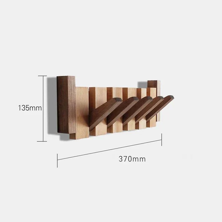 Harmonycoat Wall Rack - artistic wall wardrobe made of wood in the piano design for hallway & apartment 8