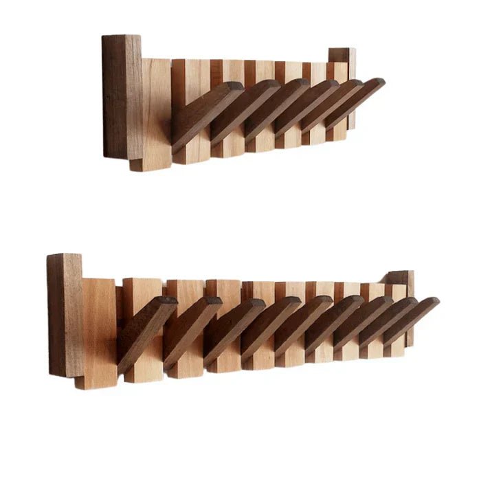 Harmonycoat Wall Rack - artistic wall wardrobe made of wood in the piano design for hallway & apartment 7