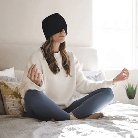 HEADCOOL – Máscara de terapia caliente y fría para aliviar dolores de cabeza y migrañas
