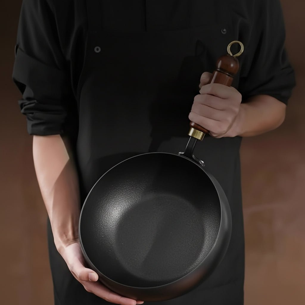 HEATBELLY – Heavy-Duty Cast Iron Pan with Lid