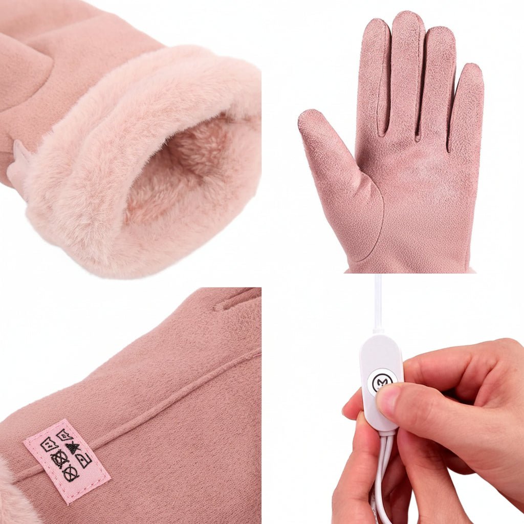 WARMELLE – Waterproof Heated Gloves for Women with Adjustable Warmth 3