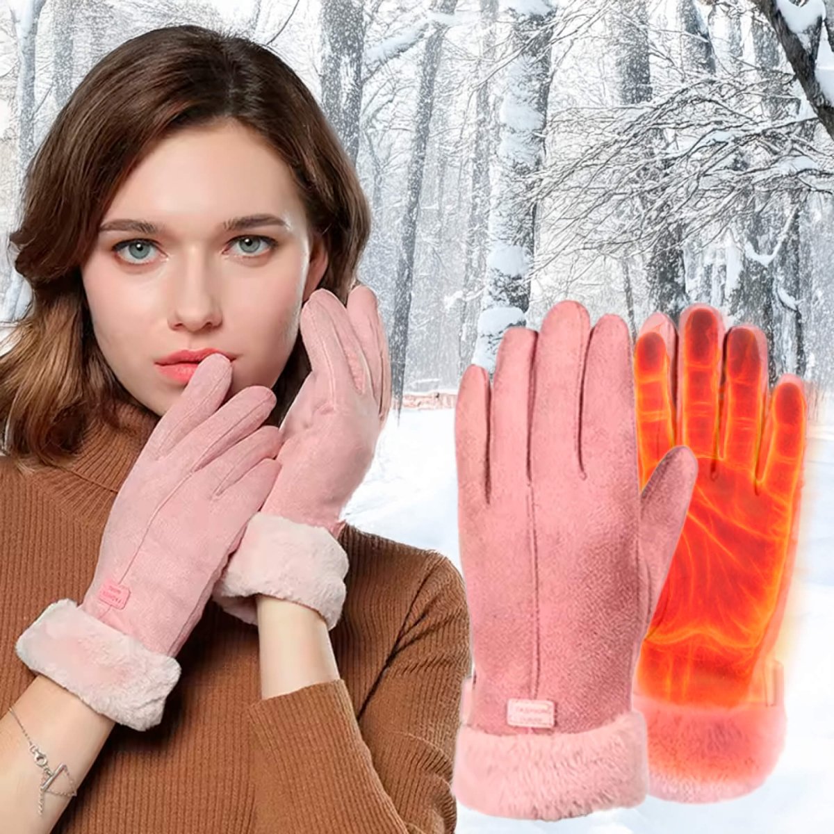 WARMELLE – Waterproof Heated Gloves for Women with Adjustable Warmth 9