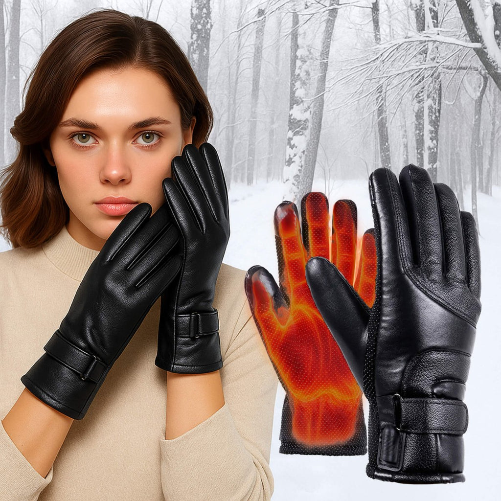 WARMELLE – Waterproof Heated Gloves for Women with Adjustable Warmth 1