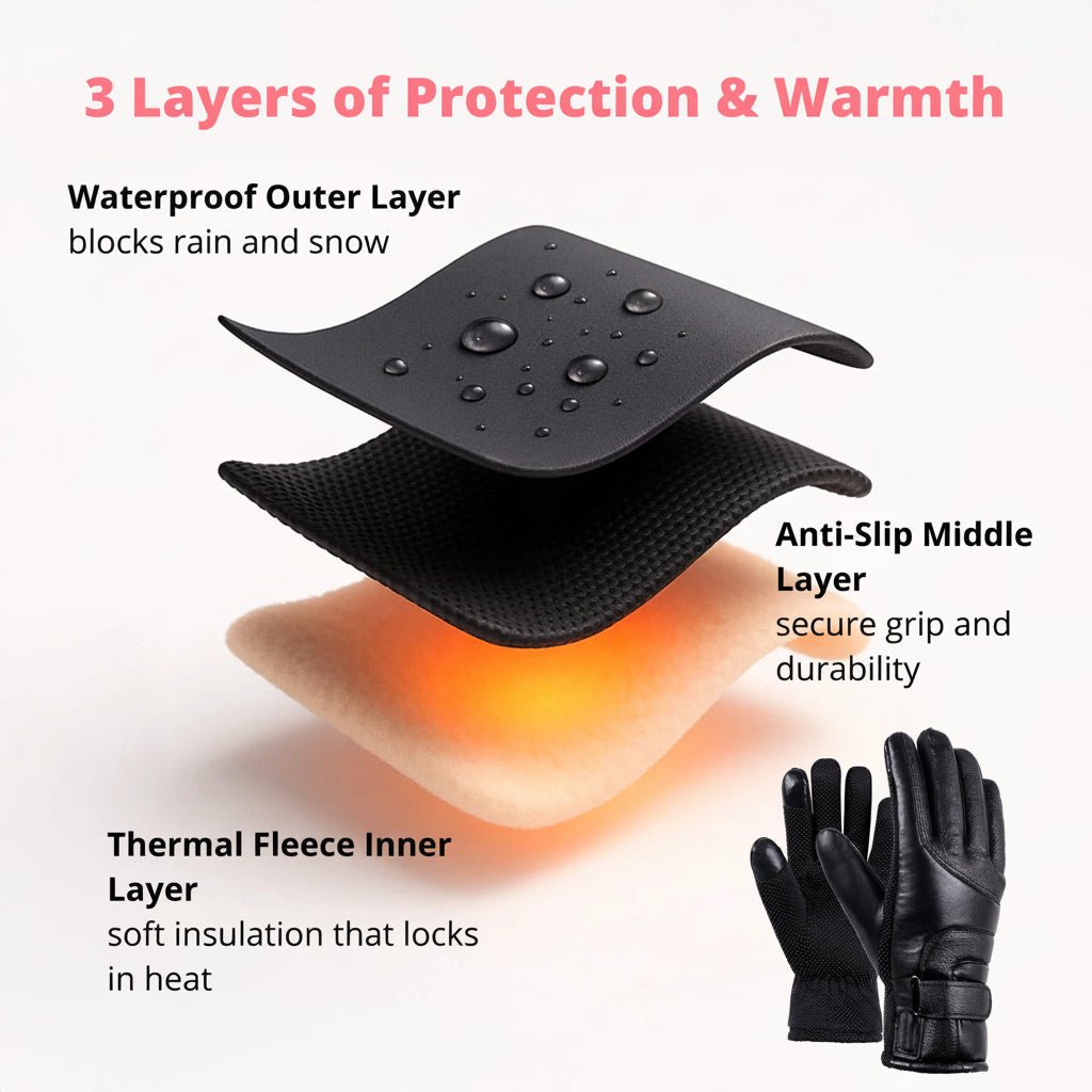 WARMELLE – Waterproof Heated Gloves for Women with Adjustable Warmth 5