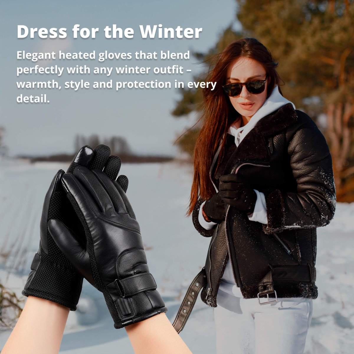 WARMELLE – Waterproof Heated Gloves for Women with Adjustable Warmth 2
