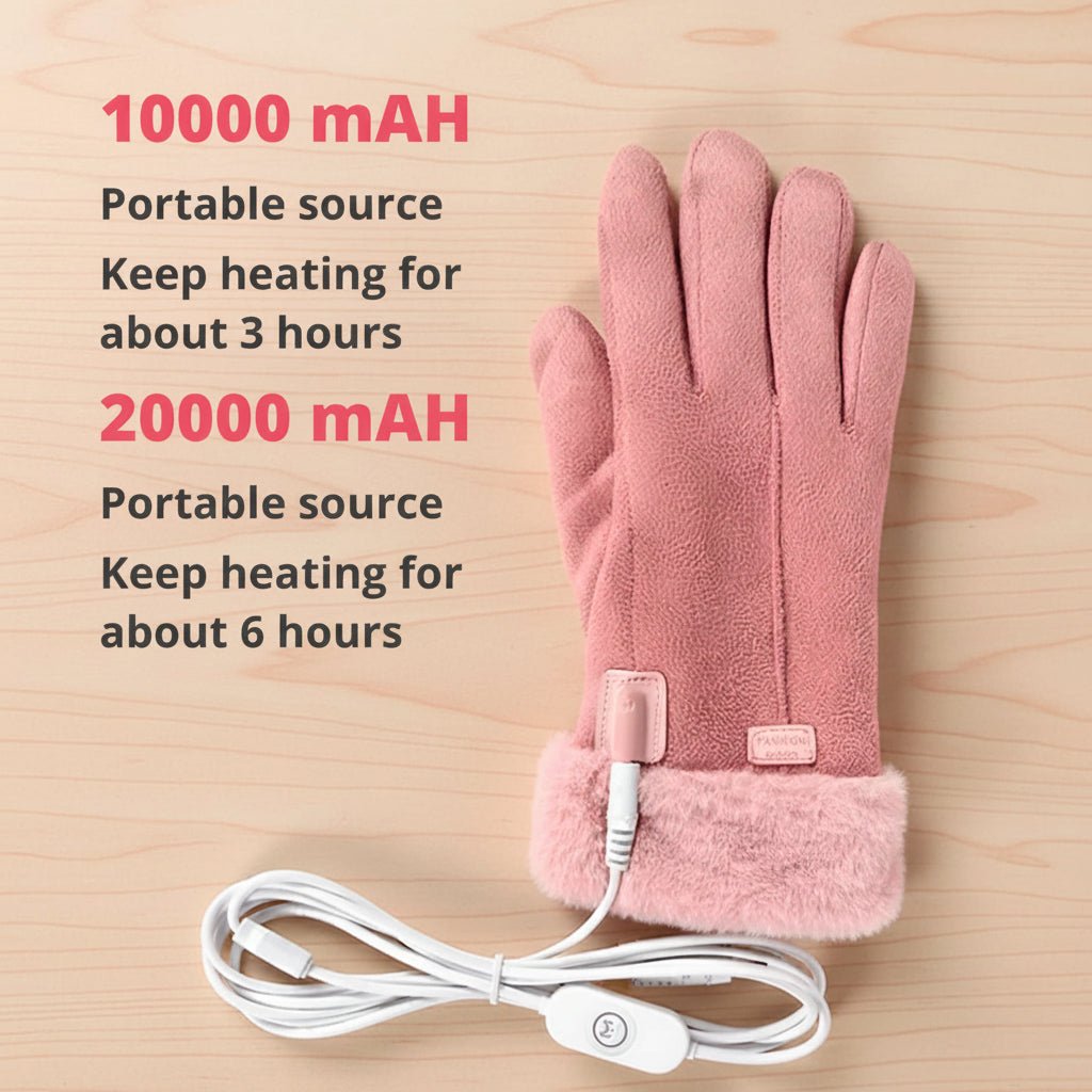 WARMELLE – Waterproof Heated Gloves for Women with Adjustable Warmth 8