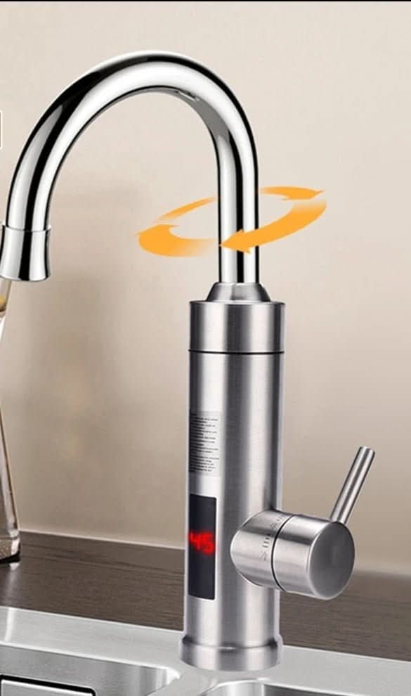 Heatflow Kitchen Tap- electrical kitchen fitting with direct hot and cold water at the push of a button 3
