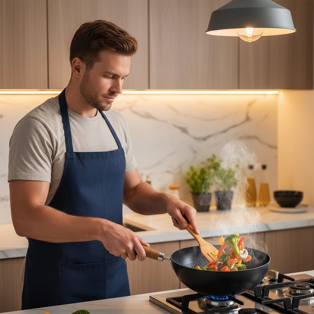 WOKPRO – Traditional Iron Wok with Durable Heat Distribution 1