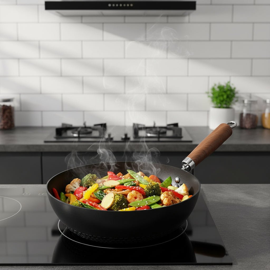 WOKPRO – Traditional Iron Wok with Durable Heat Distribution 4