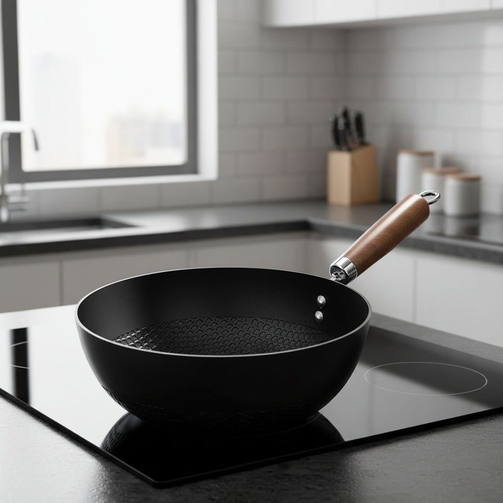 WOKPRO – Traditional Iron Wok with Durable Heat Distribution 0