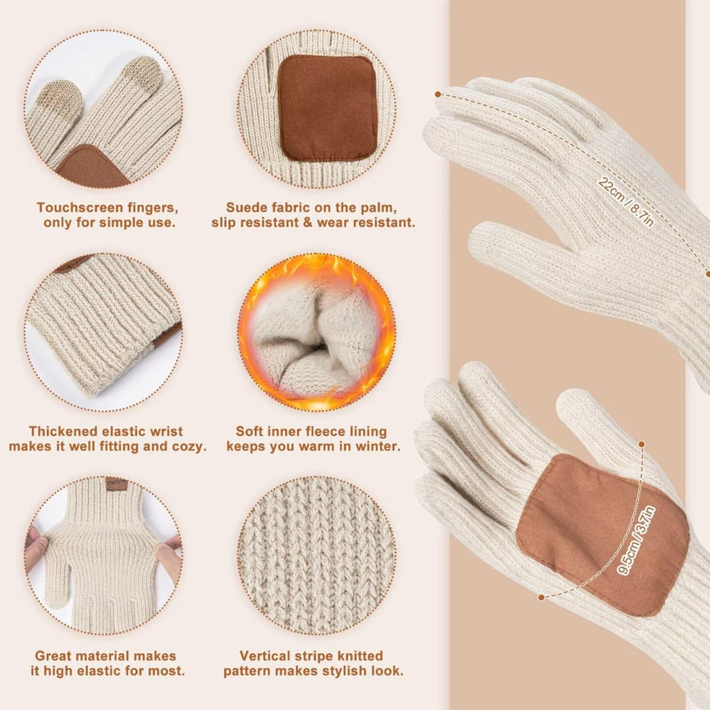 HEATIVA – Set Invernale Accogliente 3-in-1 per uno Stile da Freddo