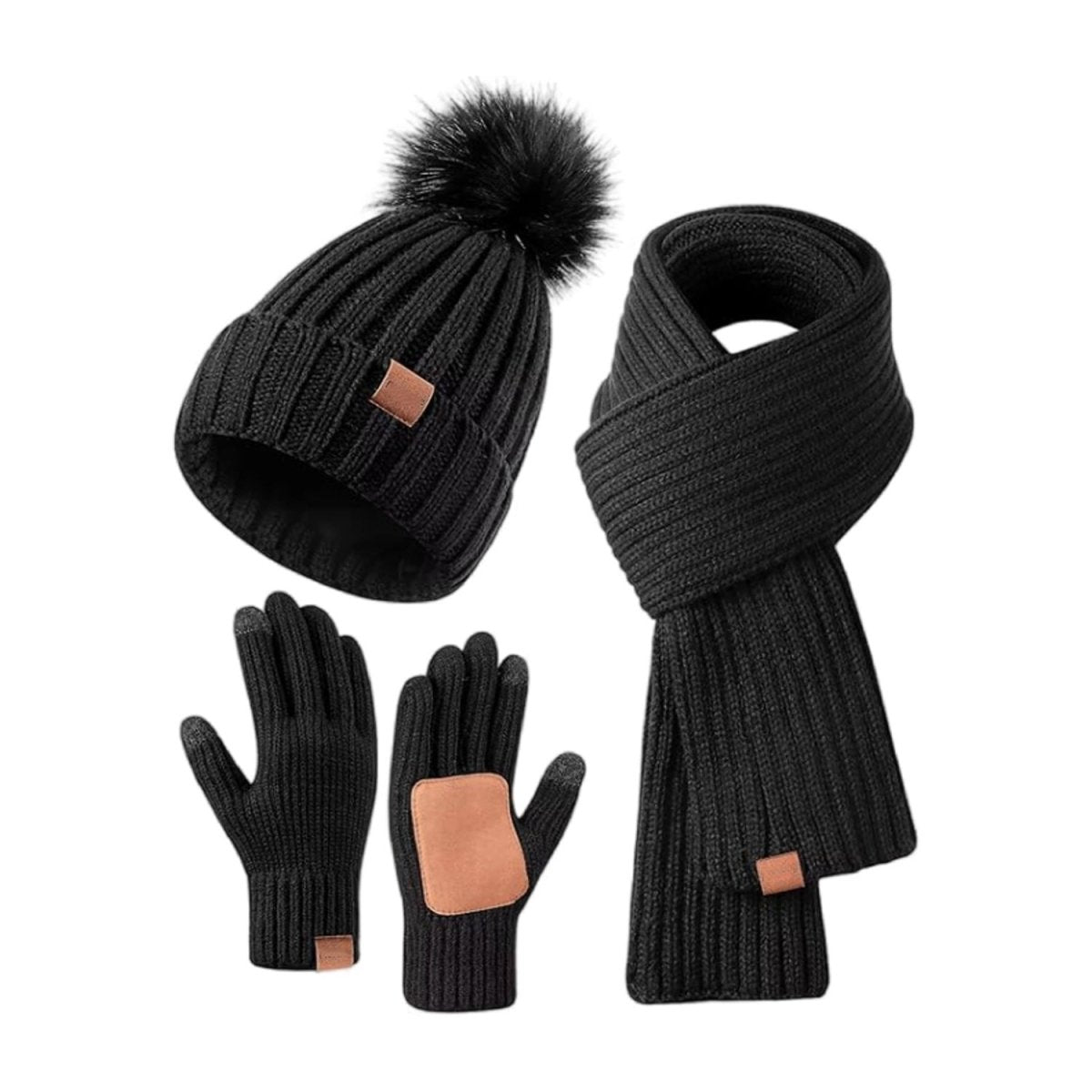 HEATIVA – Set Invernale Accogliente 3-in-1 per uno Stile da Freddo