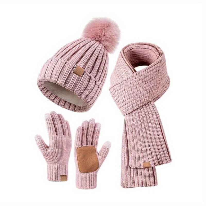 HEATIVA – Set Invernale Accogliente 3-in-1 per uno Stile da Freddo
