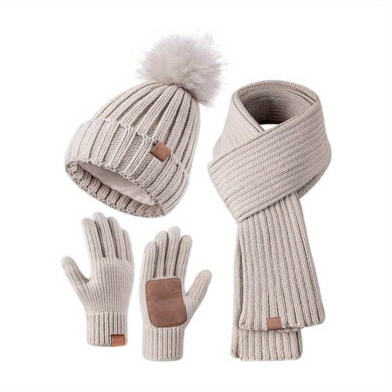 HEATIVA – Set Invernale Accogliente 3-in-1 per uno Stile da Freddo