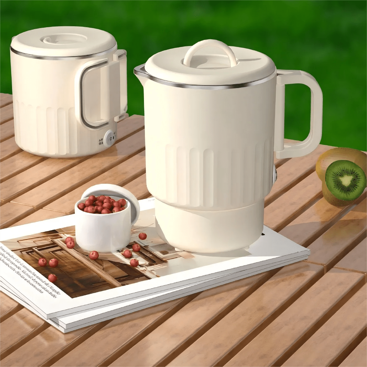 Compact 600W Portable Electric Kettle for Quick Boiling Water & Tea 1