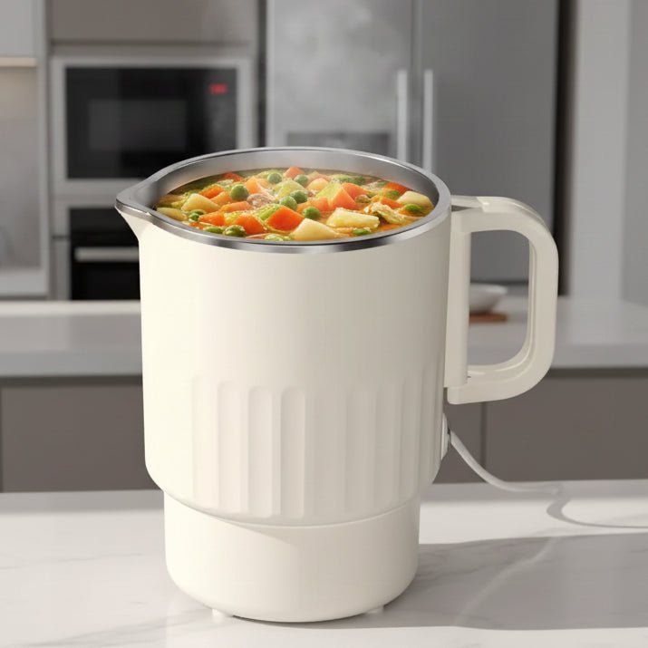Compact 600W Portable Electric Kettle for Quick Boiling Water & Tea 0