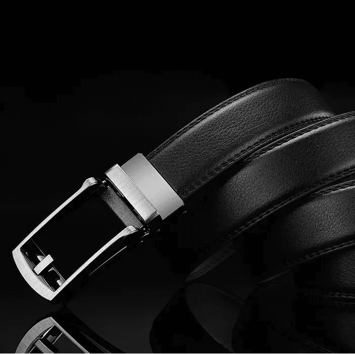 AutoFit Belt - Self-Locking Ratchet System for Modern Men, Genuine Leather 0