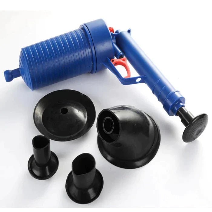 High-Pressure Air Drain Cleaner – Efficient Drain Unblocker for Sinks, Toilets, and Bathtubs with Suction Cups-3