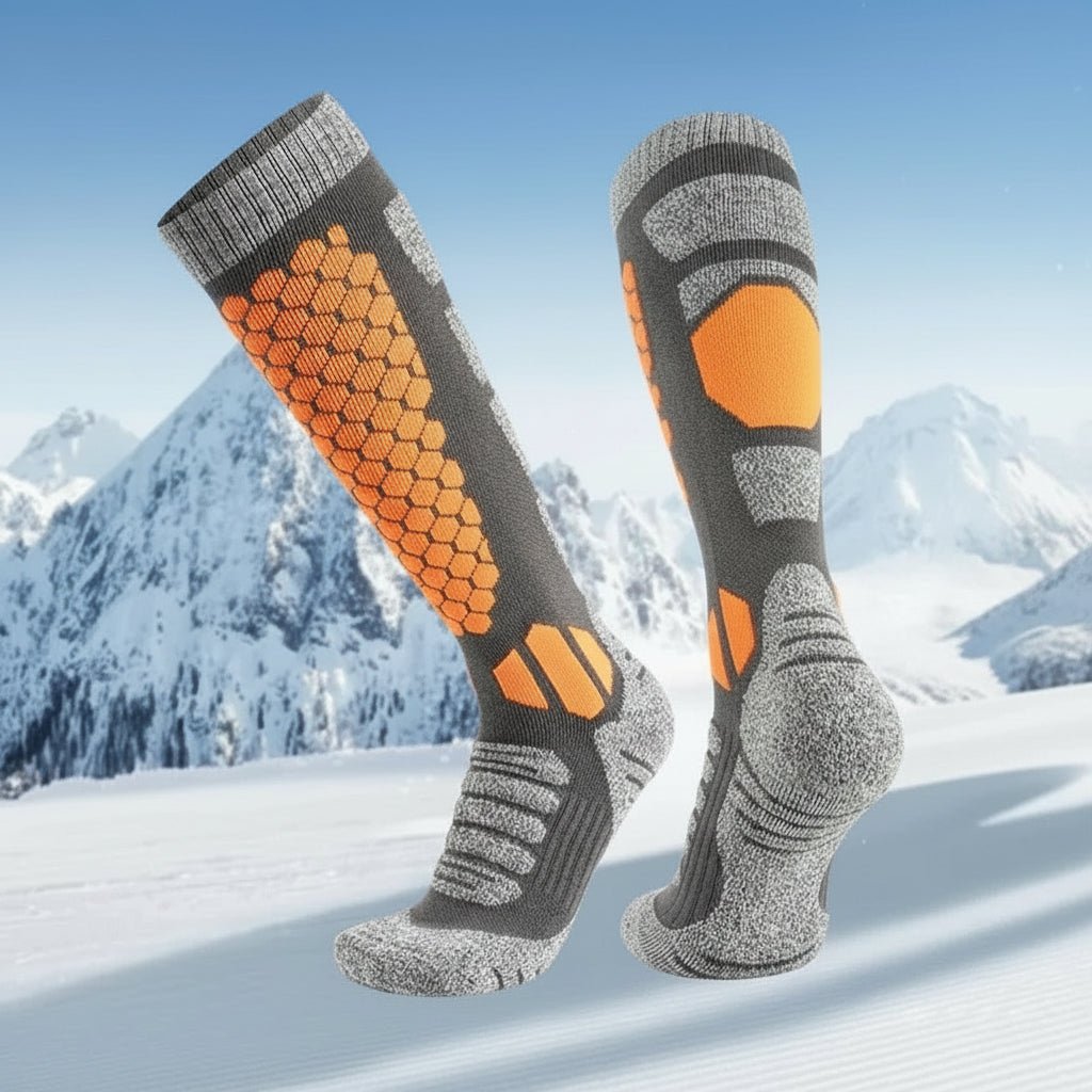 WARMHIKE – Wool Thermal Socks for Skiing and Hiking, Unisex Long Tube Design 0