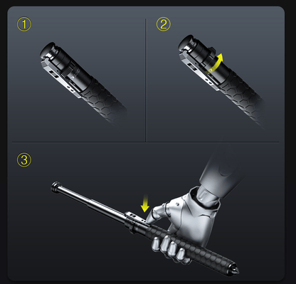 HikeShield – Lightweight Hiking Pole with Automatic Pop-Up