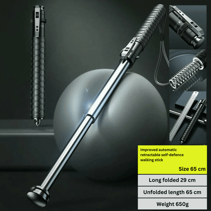 HikeShield – Lightweight Hiking Pole with Automatic Pop-Up
